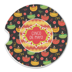 Cinco De Mayo Sandstone Car Coaster - Single