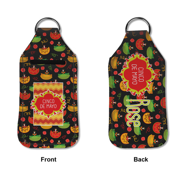 Cinco De Mayo Sanitizer Holder Keychain - Large APPROVAL (Flat)