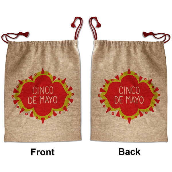 Custom Cinco De Mayo Santa Sack - Front & Back