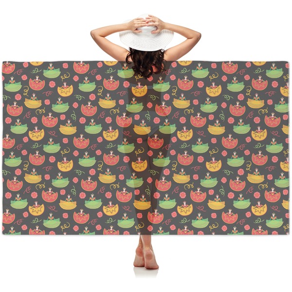 Custom Cinco De Mayo Sheer Sarong