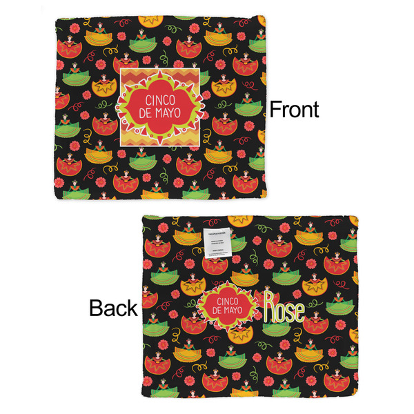 Cinco De Mayo Security Blanket - Front & Back View