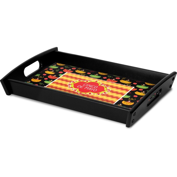 Cinco De Mayo Serving Tray Black - Corner