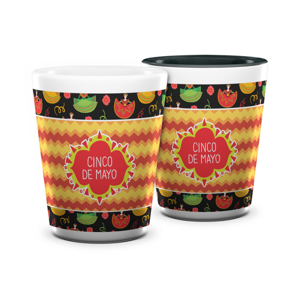 Custom Cinco De Mayo Ceramic Shot Glass - 1.5 oz