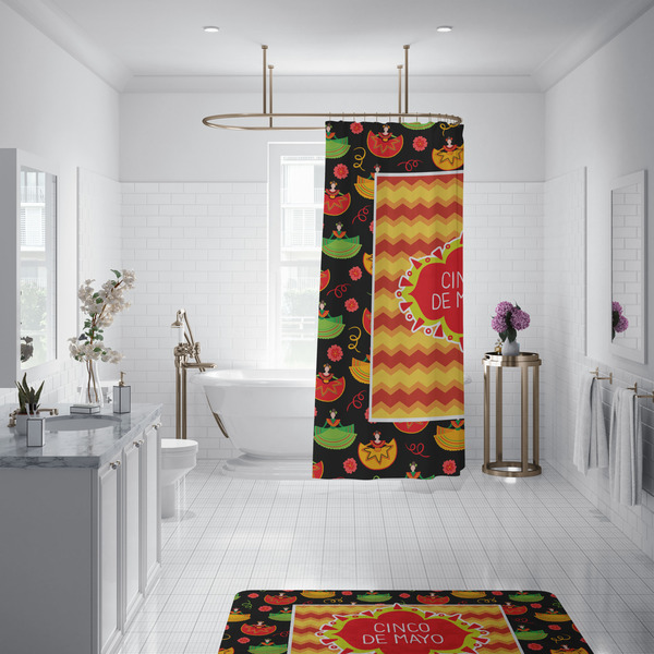 Cinco De Mayo Shower Curtain - 70"x83"