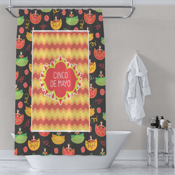 Cinco De Mayo Shower Curtain Lifestyle