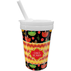 Cinco De Mayo Sippy Cup with Straw (Personalized)