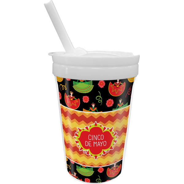 Custom Cinco De Mayo Sippy Cup with Straw