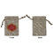 Cinco De Mayo Small Burlap Gift Bag - Front Approval