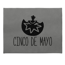 Cinco De Mayo Small Gift Box w/ Engraved Leather Lid