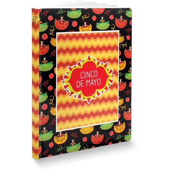 Custom Cinco De Mayo Softbound Notebook - 7.25" x 10" (Personalized)