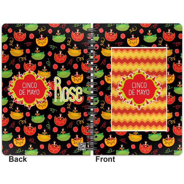 Cinco De Mayo Spiral Journal 7 x 10 - Apvl
