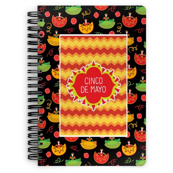 Custom Cinco De Mayo Spiral Notebook
