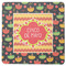 Cinco De Mayo Square Rubber Backed Coaster