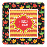 Cinco De Mayo Square Decal - Large