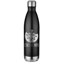 Cinco De Mayo Water Bottle - 26 oz. Stainless Steel - Laser Engraved