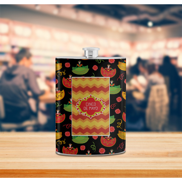 Cinco De Mayo Stainless Steel Flask - LIFESTYLE 2