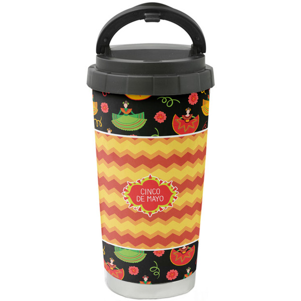 Custom Cinco De Mayo Stainless Steel Coffee Tumbler