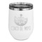 Cinco De Mayo Stainless Wine Tumblers - White - Double Sided - Front