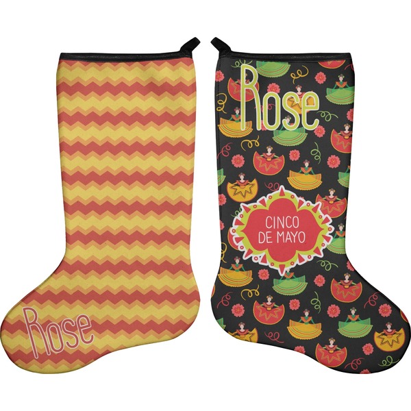 Cinco De Mayo Stocking - Double-Sided - Approval