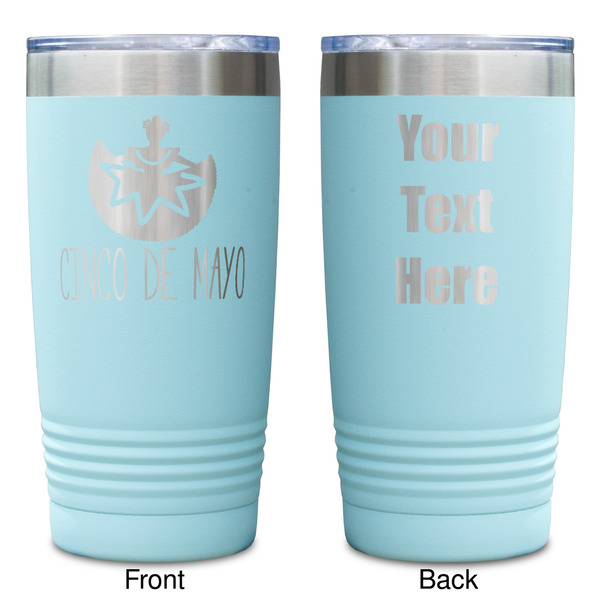 Cinco De Mayo Teal Polar Camel Tumbler - 20oz -Double Sided - Approval