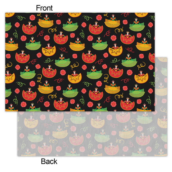 Cinco De Mayo Tissue Paper - Lightweight - Small - Front & Back