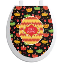Cinco De Mayo Toilet Seat Decal (Personalized)