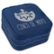 Cinco De Mayo Travel Jewelry Boxes - Leather - Navy Blue - Angled View