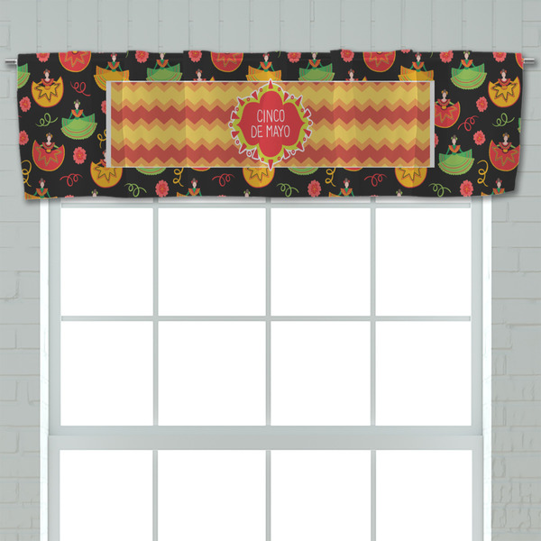 Cinco De Mayo Valance - Closeup on window