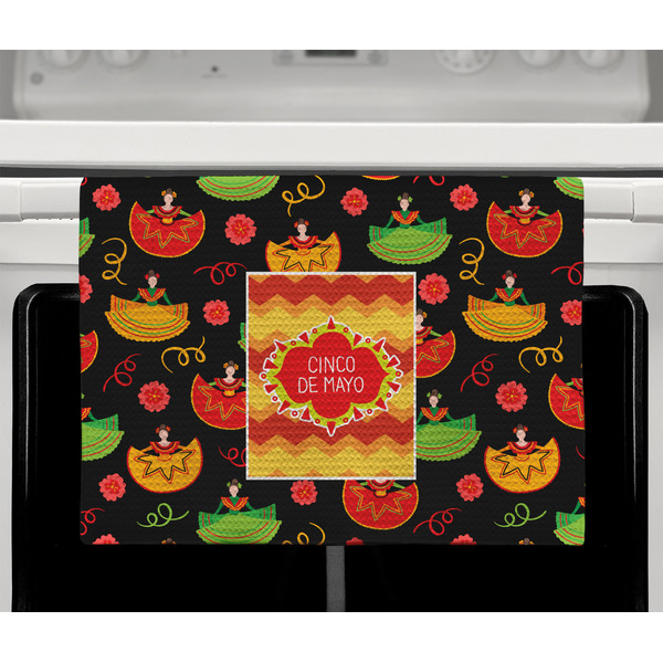 Cinco De Mayo Waffle Weave Towel - Full Color Print - Lifestyle2 Image