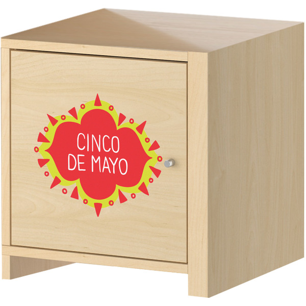 Cinco De Mayo Wall Graphic on Wooden Cabinet