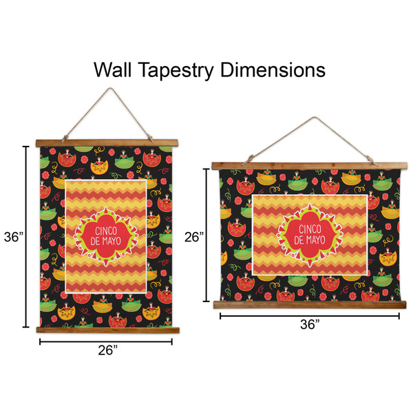 Cinco De Mayo Wall Hanging Tapestries - Parent/Sizing