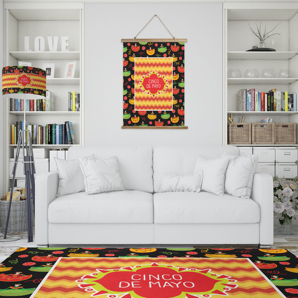 Cinco De Mayo Wall Hanging Tapestry - Portrait - IN CONTEXT