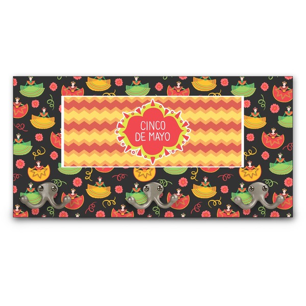 Custom Cinco De Mayo Wall Mounted Coat Rack