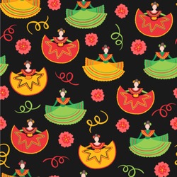 Cinco De Mayo Wallpaper & Surface Covering (Water Activated 24"x 24" Sample)