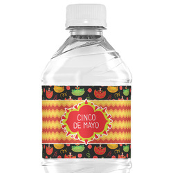 Cinco De Mayo Water Bottle Labels - Custom Sized