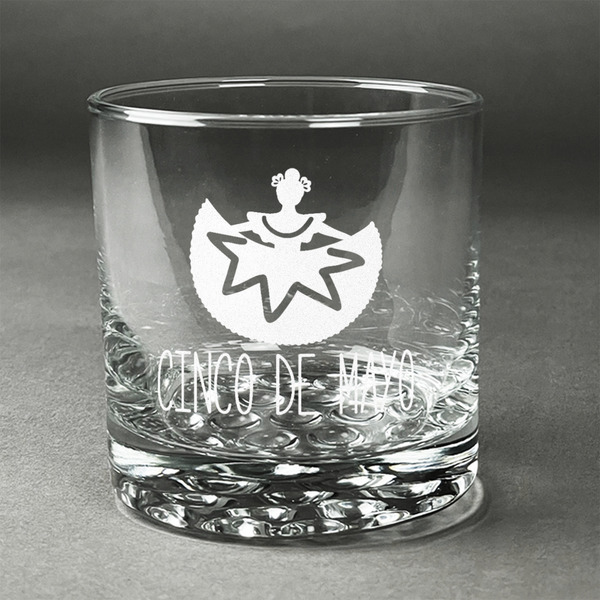 Custom Cinco De Mayo Whiskey Glass - Engraved