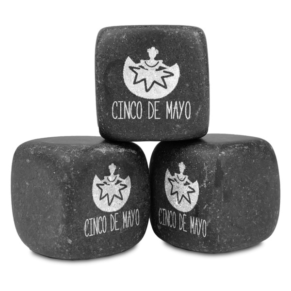 Custom Cinco De Mayo Whiskey Stone Set