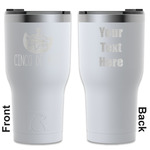 Cinco De Mayo RTIC Tumbler - White - Engraved Front & Back (Personalized)