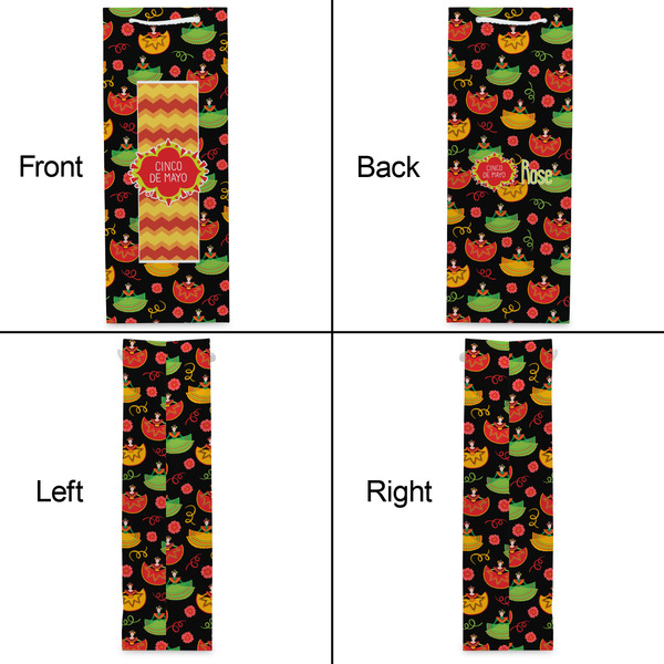 Cinco De Mayo Wine Gift Bag - Gloss - Approval