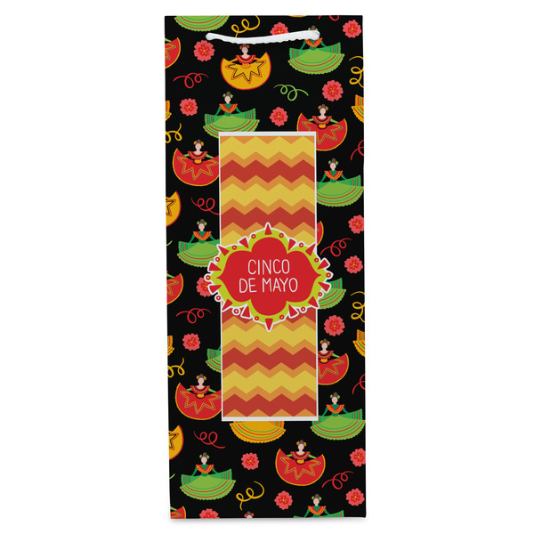 Cinco De Mayo Wine Gift Bag - Gloss - Front