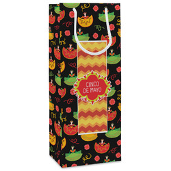 Cinco De Mayo Wine Gift Bags - Matte