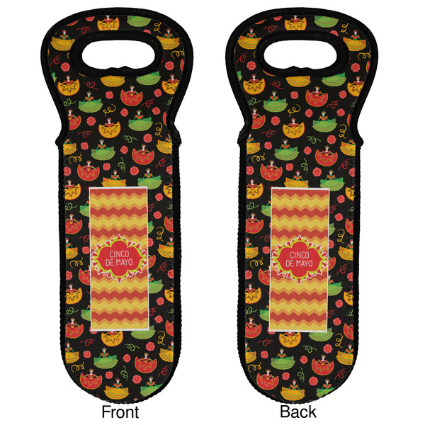 Cinco De Mayo Wine Tote Front & Back