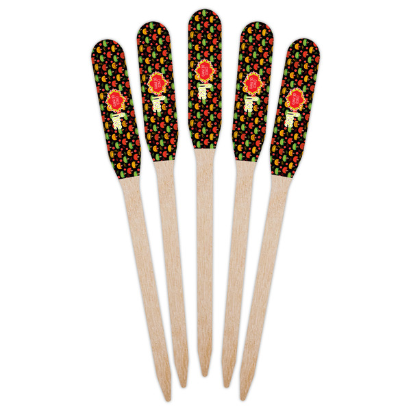 Cinco De Mayo Wooden Food Pick - Paddle - Fan View
