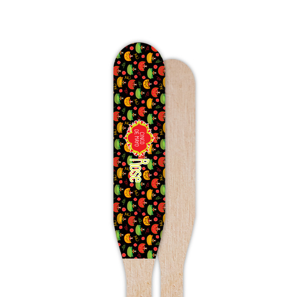 Cinco De Mayo Wooden Food Pick - Paddle - Single Sided - Front & Back