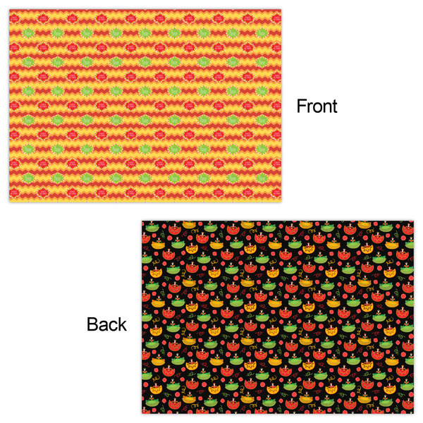 Cinco De Mayo Wrapping Paper Sheet - Double Sided - Front & Back