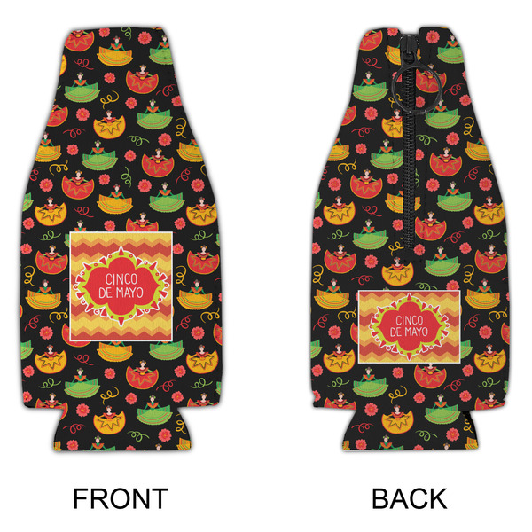 Cinco De Mayo Zipper Bottle Cooler - APPROVAL