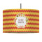 Fiesta - Cinco de Mayo 12" Drum Pendant Lamp - Fabric (Personalized)
