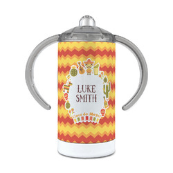 Fiesta - Cinco de Mayo 12 oz Stainless Steel Sippy Cup (Personalized)