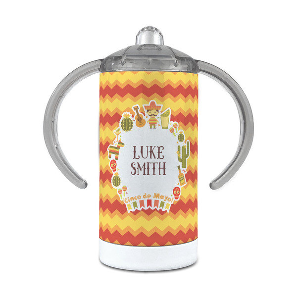 Custom Fiesta - Cinco de Mayo 12 oz Stainless Steel Sippy Cup (Personalized)