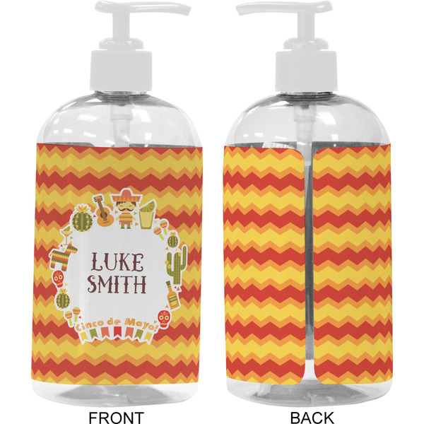 Fiesta - Cinco de Mayo 16 oz Plastic Liquid Dispenser- Approval- White